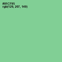 #81CF95 - Feijoa Color Image