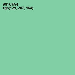 #81CFA4 - Vista Blue Color Image