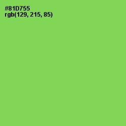 #81D755 - Conifer Color Image