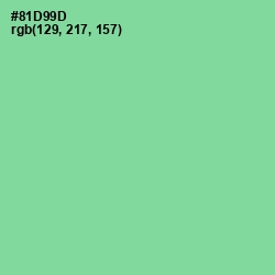 #81D99D - Feijoa Color Image