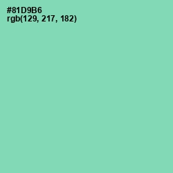 #81D9B6 - Vista Blue Color Image
