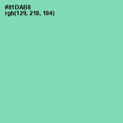 #81DAB8 - Vista Blue Color Image