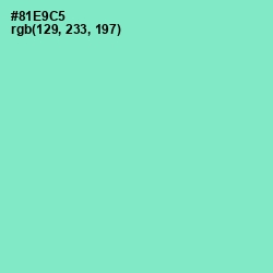 #81E9C5 - Riptide Color Image