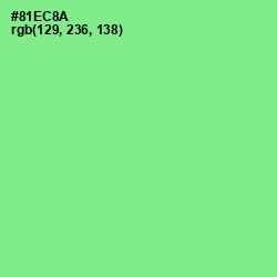 #81EC8A - Granny Smith Apple Color Image