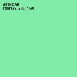 #81ECA9 - Algae Green Color Image