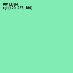 #81EDB4 - Algae Green Color Image