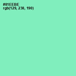 #81EEBE - Algae Green Color Image