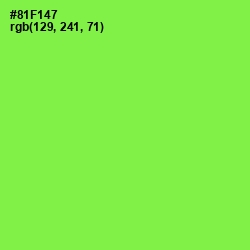 #81F147 - Conifer Color Image