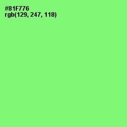 #81F776 - Conifer Color Image