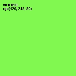 #81F850 - Conifer Color Image