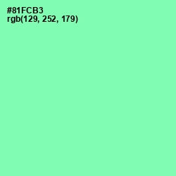 #81FCB3 - Algae Green Color Image