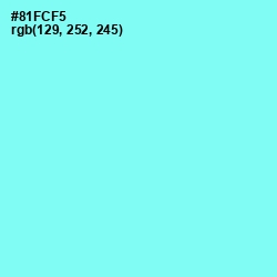 #81FCF5 - Anakiwa Color Image