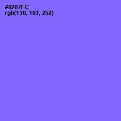 #8267FC - Medium Purple Color Image