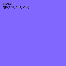 #8267FF - Medium Purple Color Image