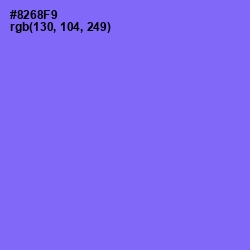 #8268F9 - Medium Purple Color Image