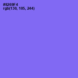 #8269F4 - Medium Purple Color Image