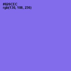 #826CEC - Medium Purple Color Image