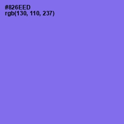 #826EED - Medium Purple Color Image