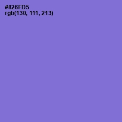 #826FD5 - True V Color Image