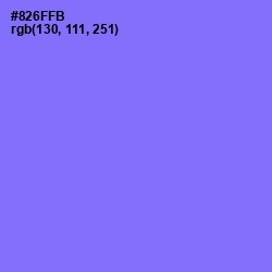 #826FFB - Medium Purple Color Image