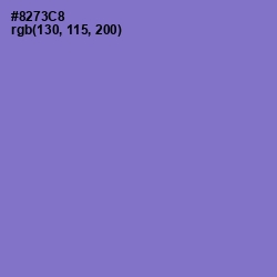 #8273C8 - True V Color Image