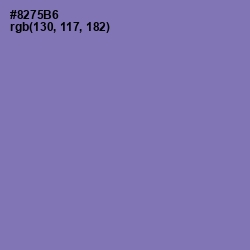 #8275B6 - Purple Mountain's Majesty Color Image