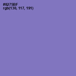 #8275BF - Purple Mountain's Majesty Color Image