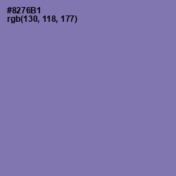 #8276B1 - Purple Mountain's Majesty Color Image