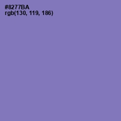 #8277BA - Purple Mountain's Majesty Color Image