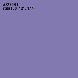 #8279B1 - Purple Mountain's Majesty Color Image