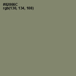 #82866C - Avocado Color Image
