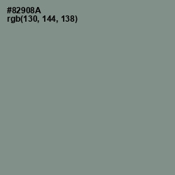 #82908A - Spanish Green Color Image