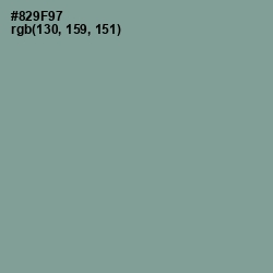 #829F97 - Mantle Color Image