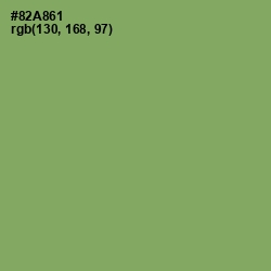 #82A861 - Olivine Color Image