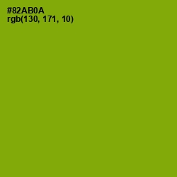 #82AB0A - Citron Color Image