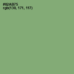 #82AB75 - Olivine Color Image