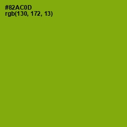 #82AC0D - Citron Color Image