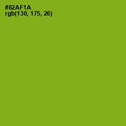#82AF1A - Citron Color Image