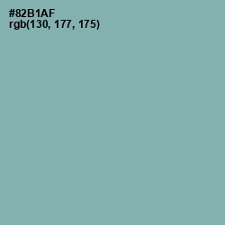 #82B1AF - Gulf Stream Color Image