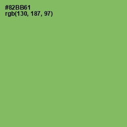 #82BB61 - Olivine Color Image