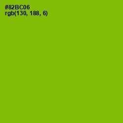 #82BC06 - Citron Color Image