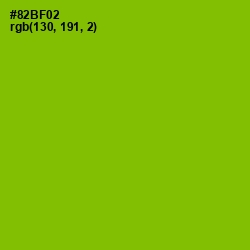 #82BF02 - Citron Color Image