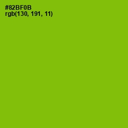 #82BF0B - Citron Color Image