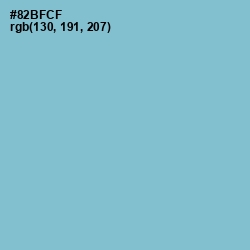 #82BFCF - Glacier Color Image