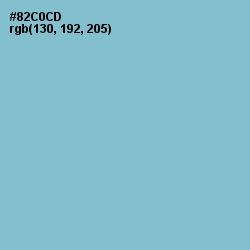#82C0CD - Half Baked Color Image