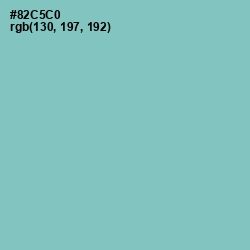 #82C5C0 - Half Baked Color Image