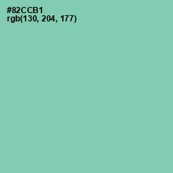 #82CCB1 - Vista Blue Color Image
