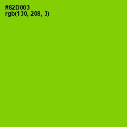 #82D003 - Pistachio Color Image