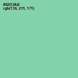 #82D3AB - Vista Blue Color Image