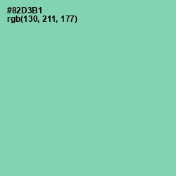#82D3B1 - Vista Blue Color Image